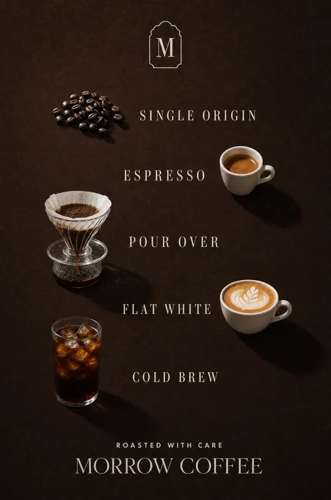 Coffee launch poster variation three