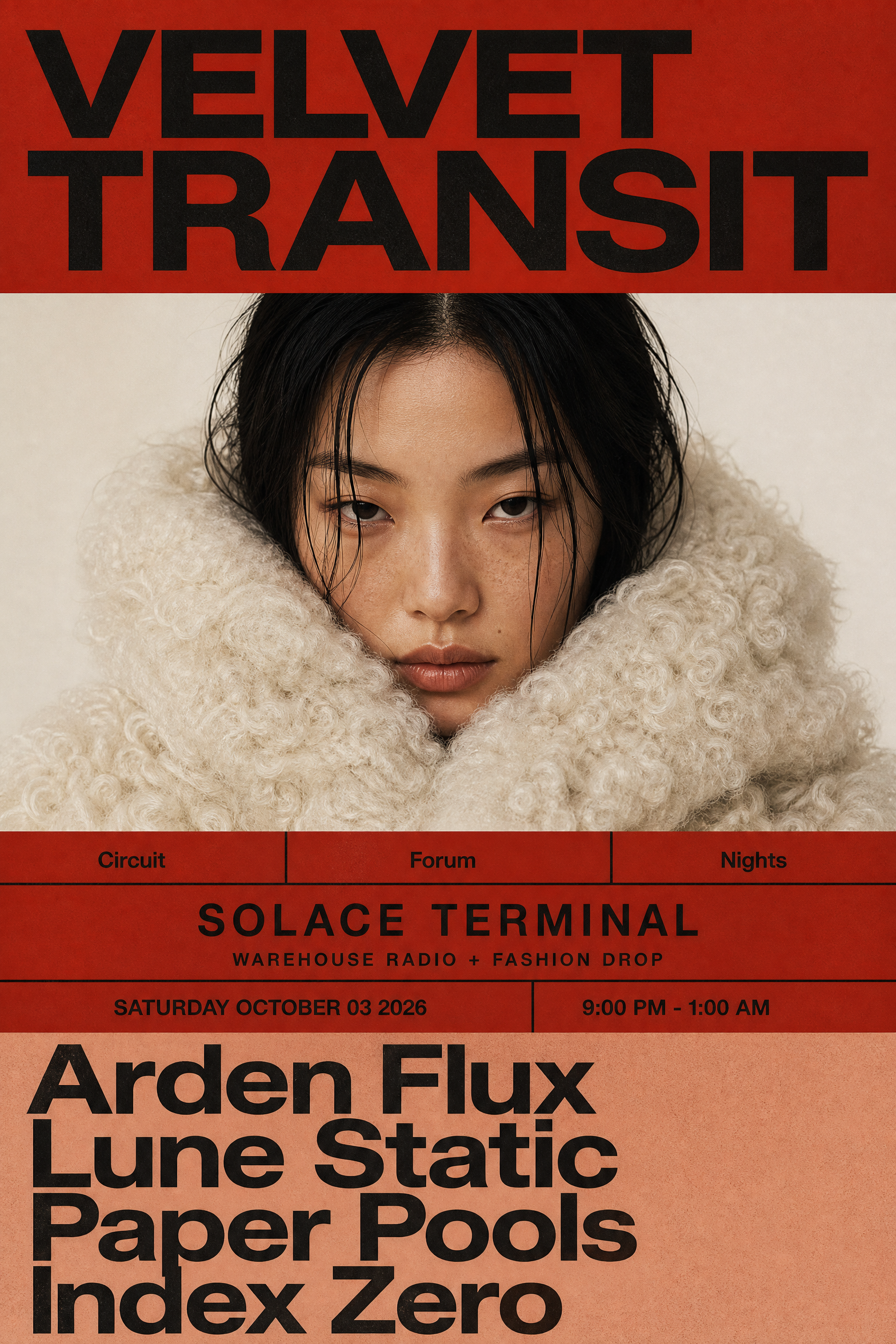 Velvet Transit first poster direction